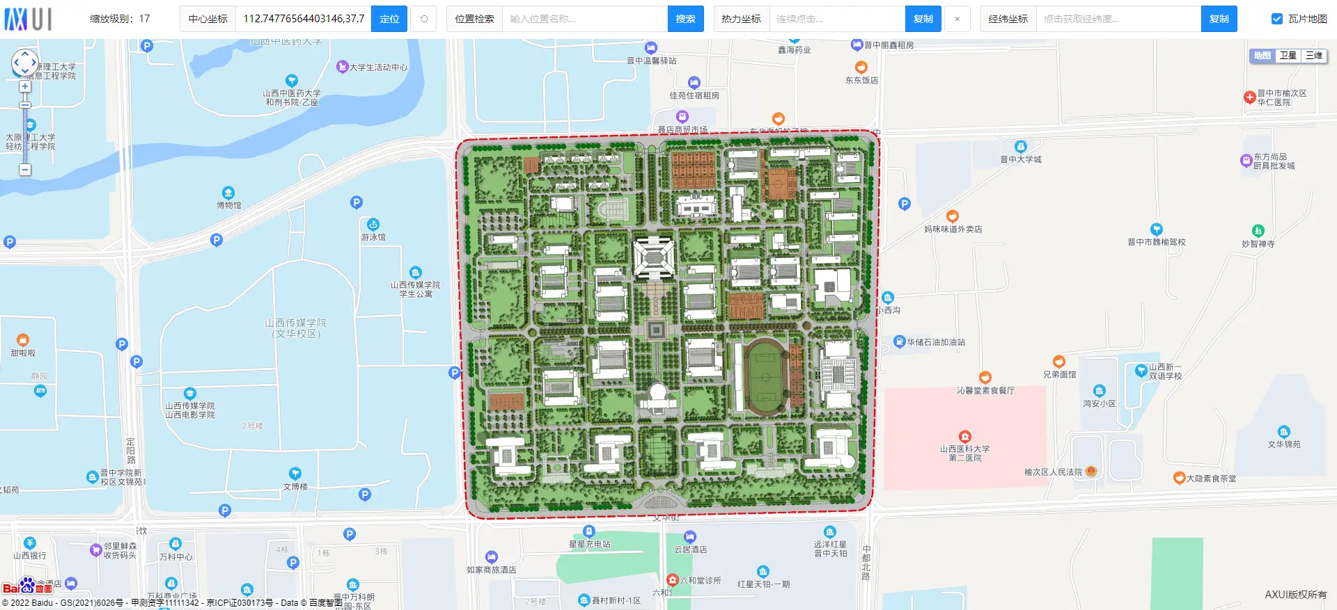 AXUI百度地图坐标拾取器实例素材下载