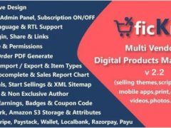 ficKrr v2.0 – 多商户PHP数字商品商店
