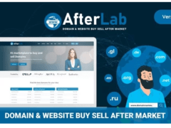 AfterLab v1.0 – 域名网站在线交易市场源码