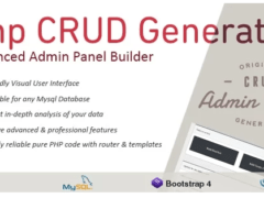 PHP CRUD Generator v1.2.4 – PHP CRUD生成器