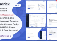 Landrick v4.0 – 多用途自适应HTML模板带后台模板