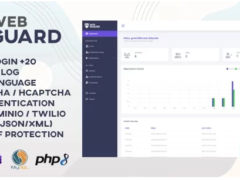 WebGuard v1.1.0 – 高级PHP登录和用户管理系统