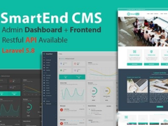 S**rtEnd CMS v8.6.2 – 带前端和RESTful API的Laravel管理仪表盘