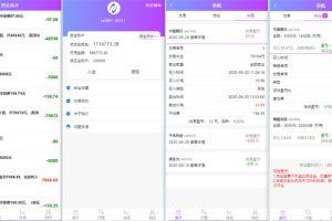 单手机版双融,金融系统源码带静态推广官网,可封装APP