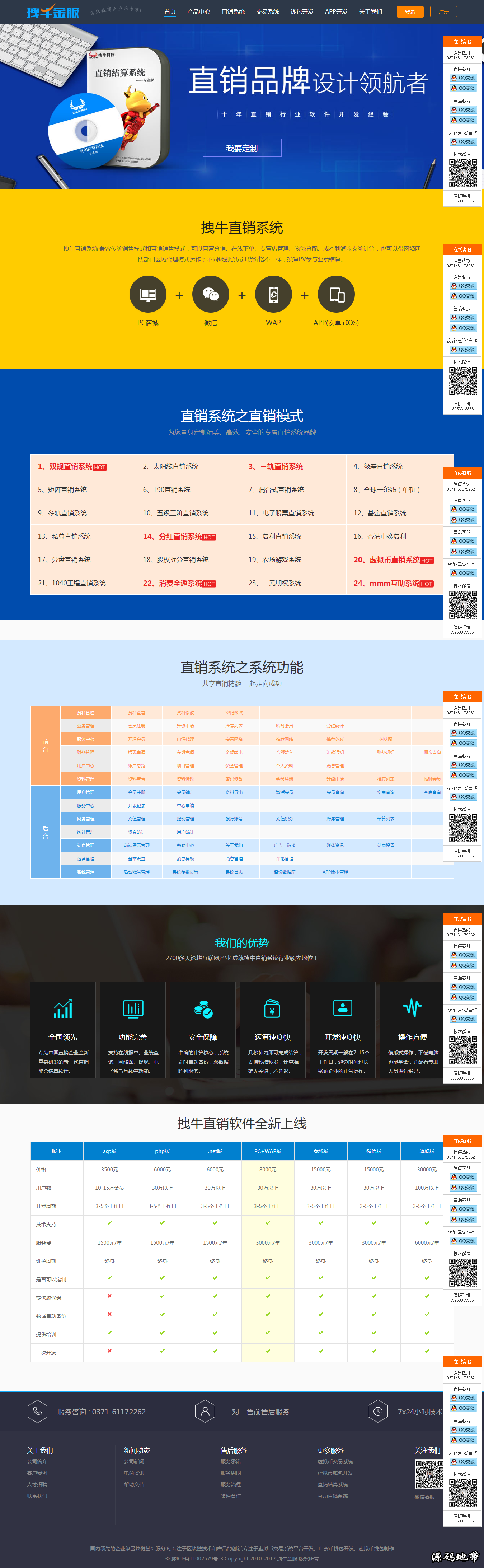 拽牛金服 – 区块L开发公司-帝国CMS内核