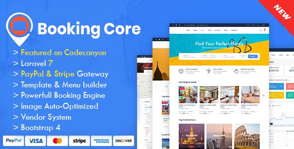 Booking Core v2.2.0 – PHP旅游预订系统