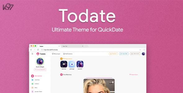 todate v1.5 – 非常漂亮的quickdate模板