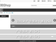 DBShop电子商务系统 1.0 Release 20190810 网店商城源码