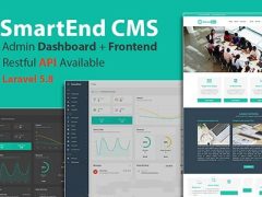 S**rtEnd CMS v5.0 – 带前端和RESTful API的Laravel管理仪表盘+免费分享