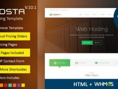 Hostr – Awesome WHMCS & HTML 主机托管模板+免费分享