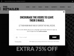 The Retailer 响应式 eCommerce WordPress 高级主题 WordPress 商城主题【仅作推荐】