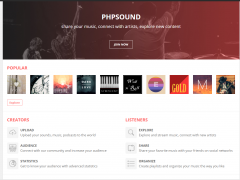 PHP音乐分享平台商业pj版 PhpSound V4.3.0