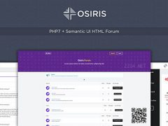 Osiris-轻**网站源码-BBS简约社区程序-PHP**系统商业版