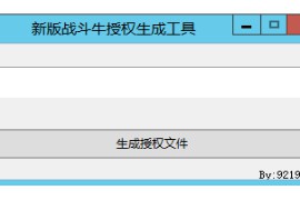 新版战斗牛激活注册授权工具