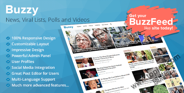 Buzzy v4.5.0 – 综合类CMS程序